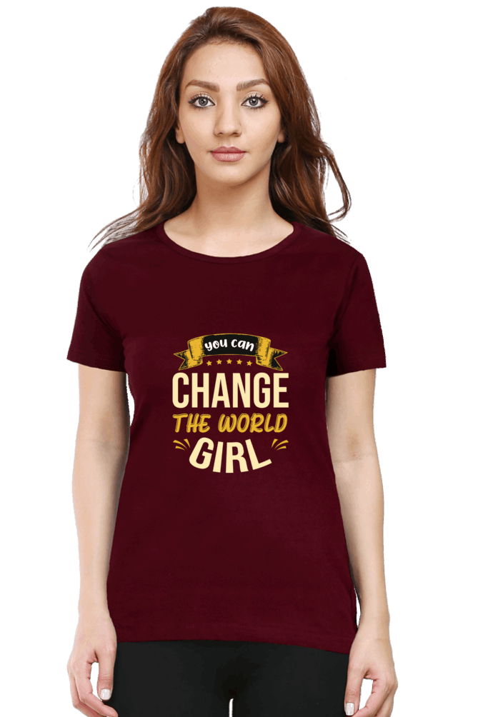 Change The World T Shirts For Women