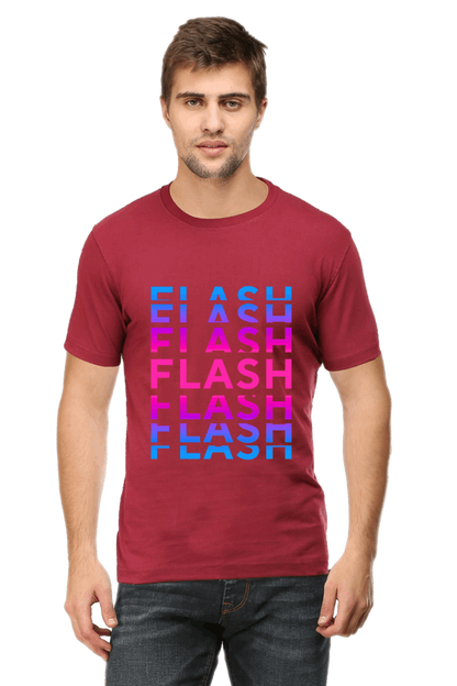 Flash Men's T Shirt Maroon