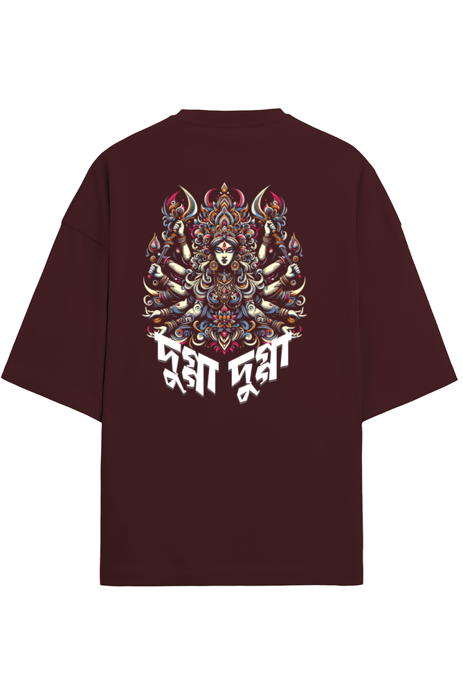 Durga Puja Bengali Oversized T Shirt