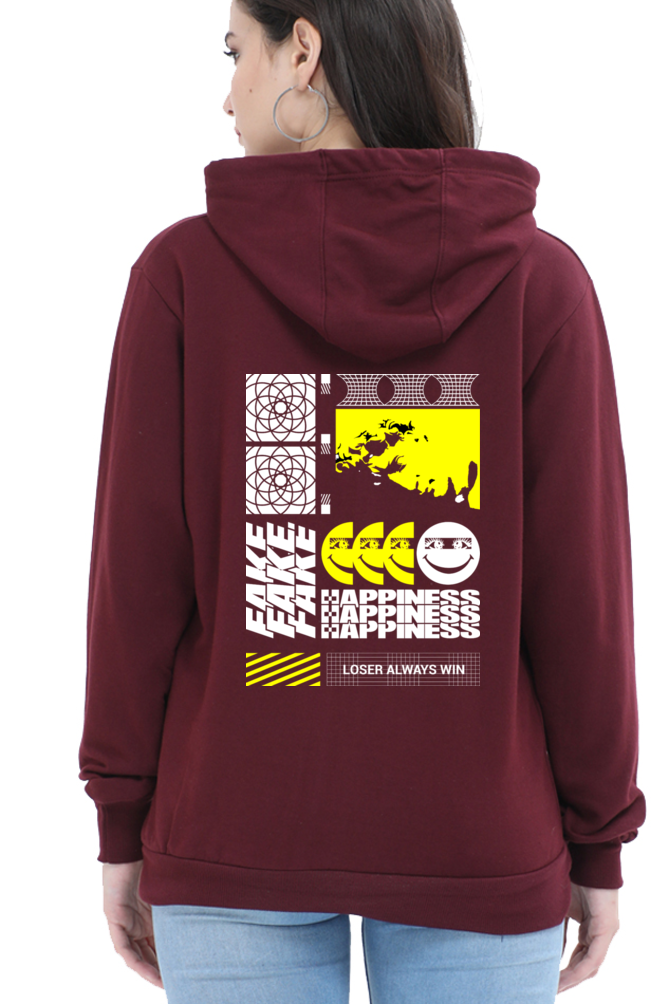 Hoodie For Girls and Women Maroon