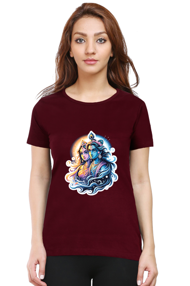 Radha Krishna 2 janmashtami Women T Shirts