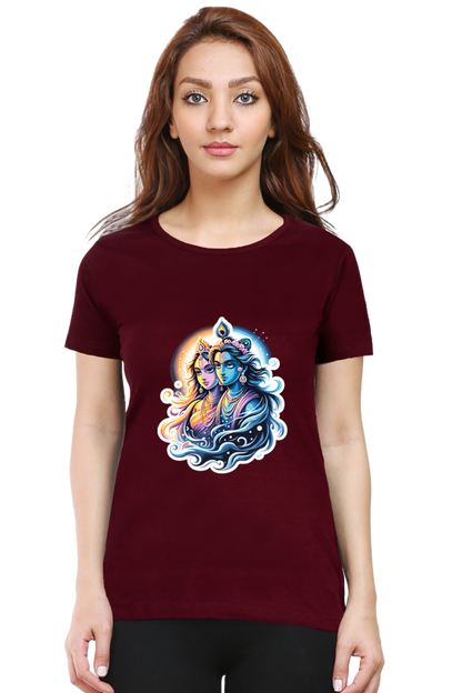 Radha Krishna 2 janmashtami Women T Shirts