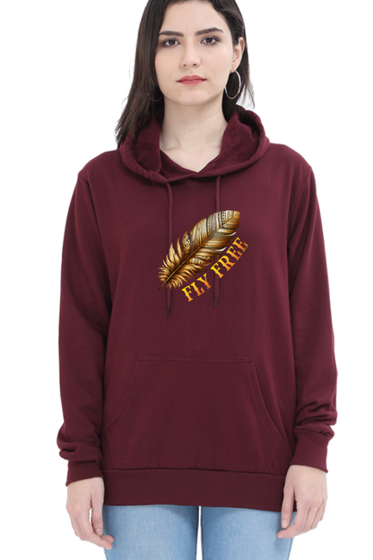 Hoodie For Girls and Women Maroon