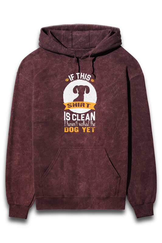 Acid Washed Unisex Hoodie 1 Maroon