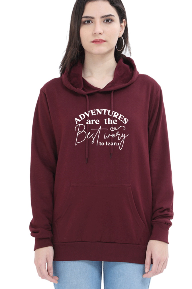 Hoodie For Girls and Women Maroon