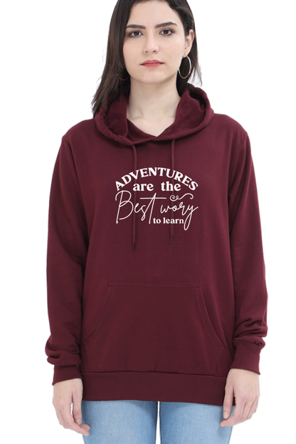 Hoodie For Girls and Women Maroon