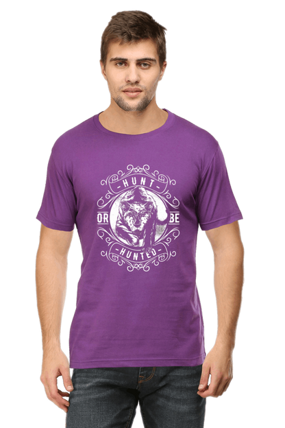 Hunt Or Be Hunted Men's T Shirt Purple