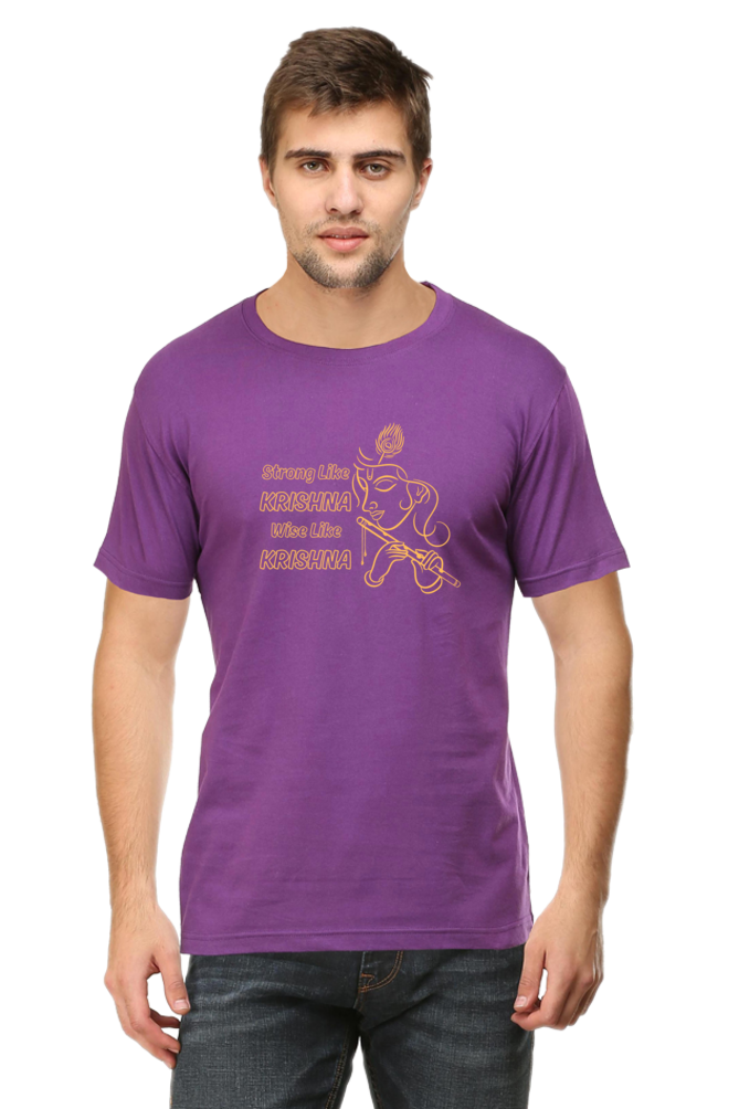 Strong Like Krishna Janmashtami Men's T Shirts