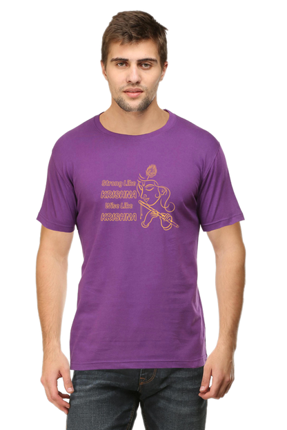 Strong Like Krishna Janmashtami Men's T Shirts