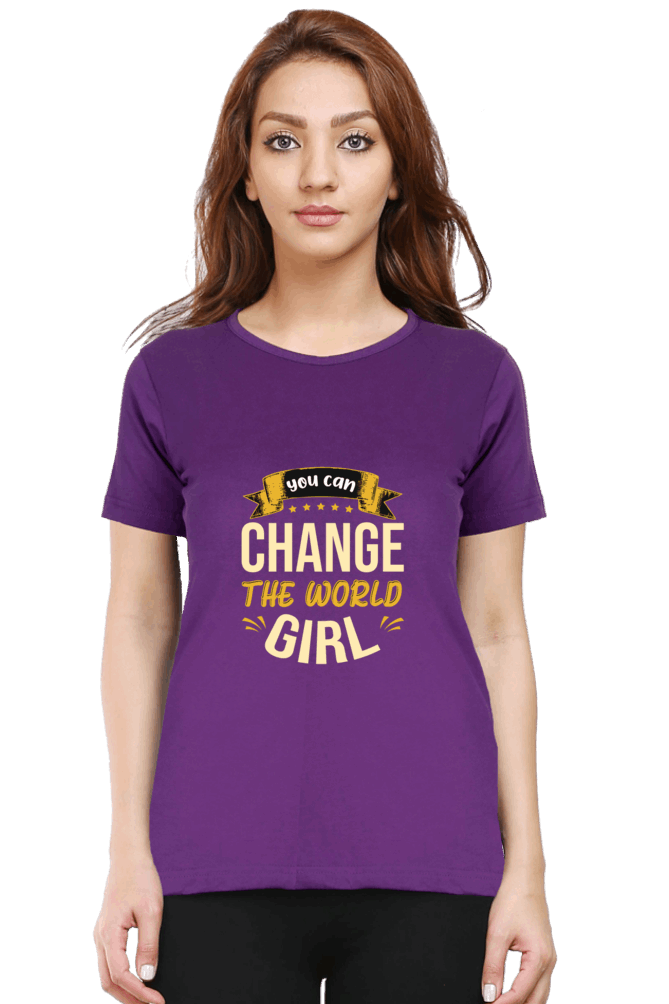 Change The World T Shirts For Women