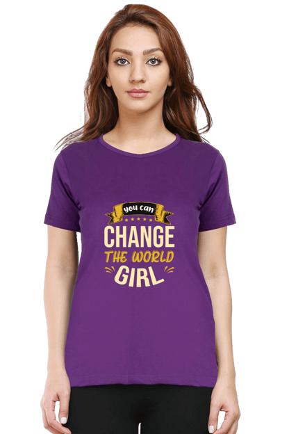 Change The World T Shirts For Women