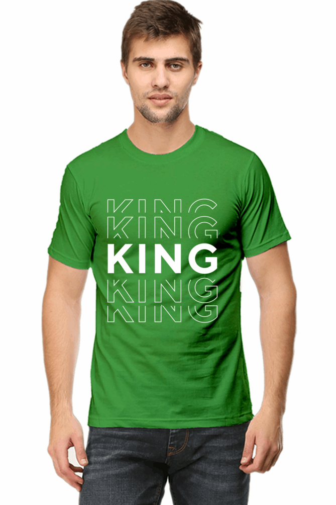 King Men's T Shirt Flag Green