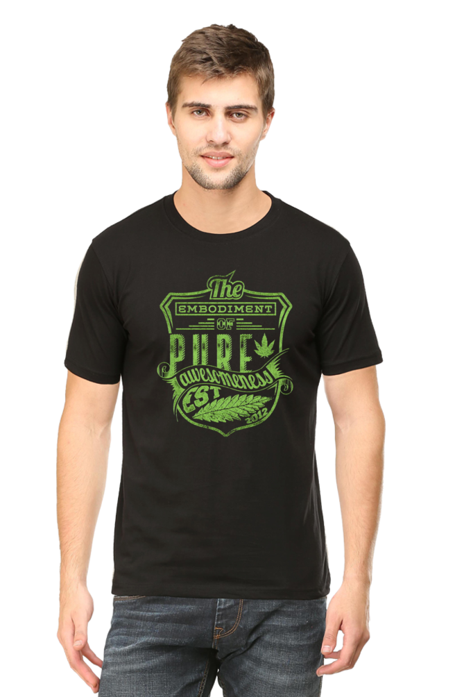 Pure Awesomeness Men's T Shirts Black