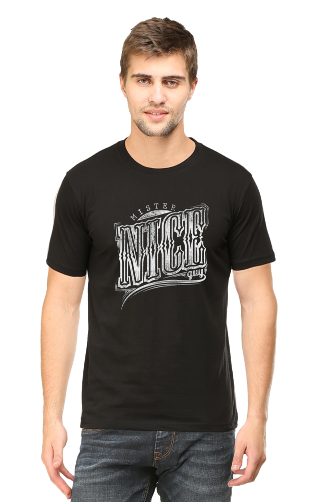 Nice Guy Men's T Shirts Black