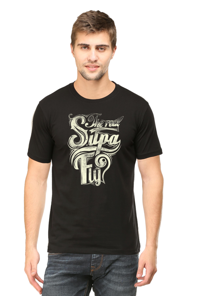 Supa Fly Men's T Shirts Black