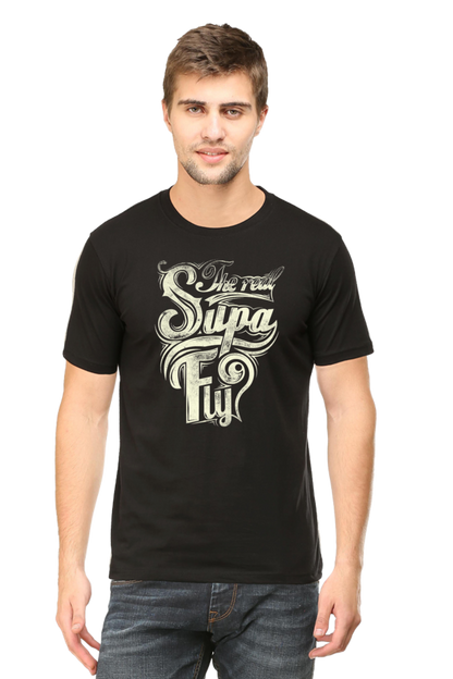 Supa Fly Men's T Shirts Black