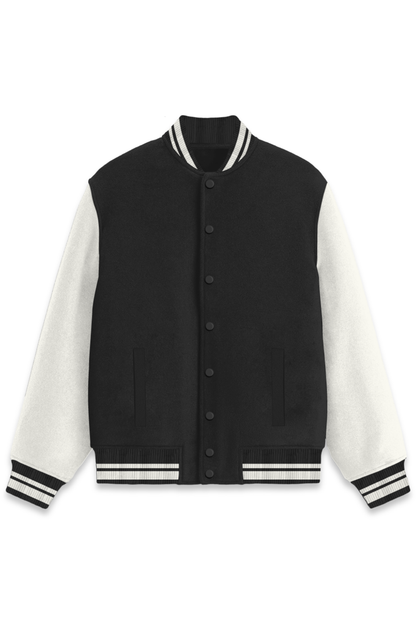 Unisex Varsity Jacket Black