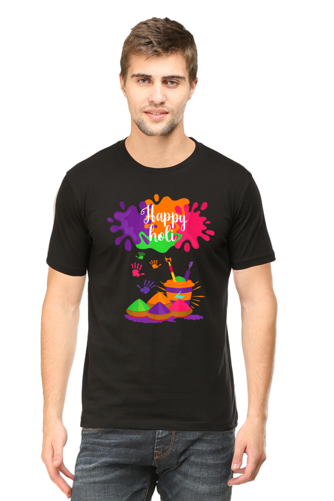 Holi Happiness: Embracing Vibrant Colors Black