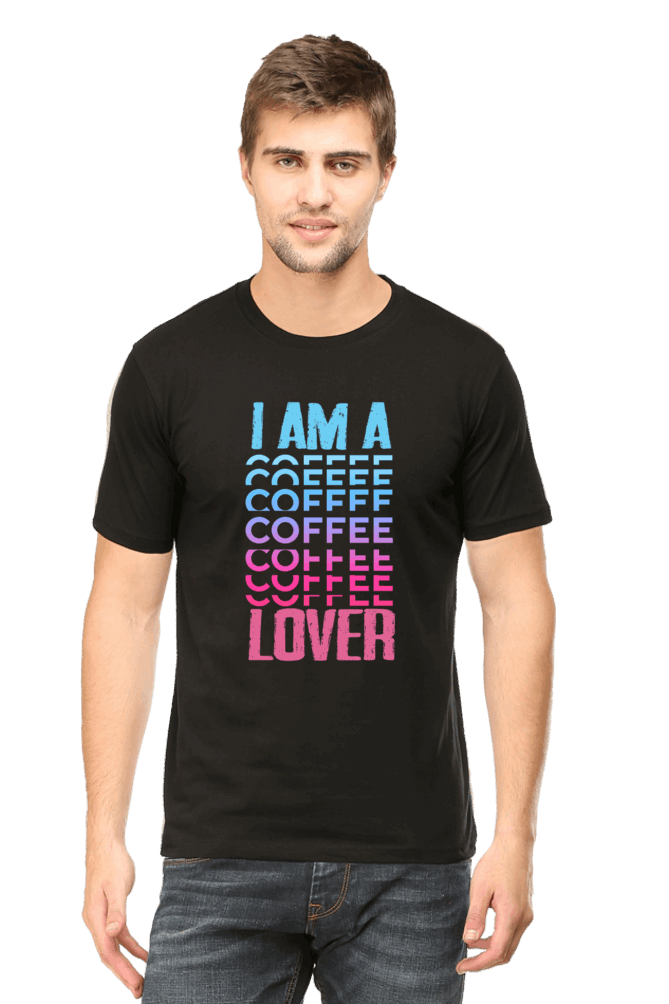 I Am A Coffee Lover Men's T Shirt Black