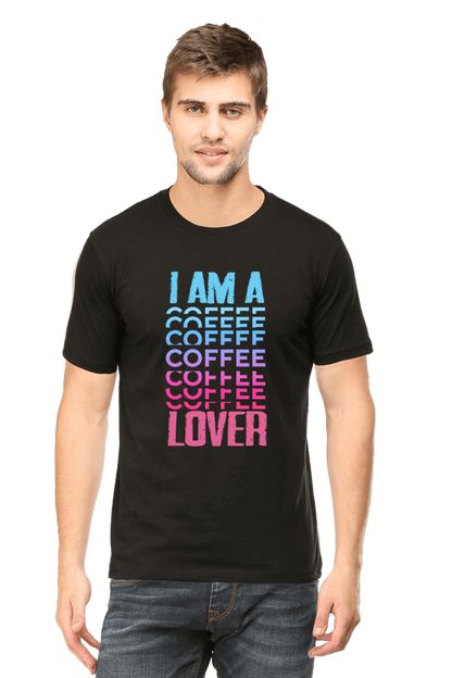 I Am A Coffee Lover Men's T Shirt Black