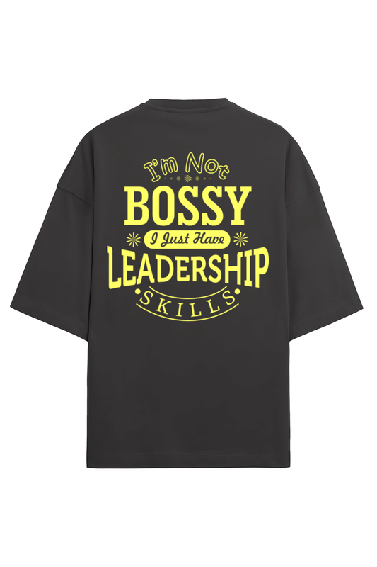 I'm Not Bossy 3 Men's Oversized T Shirts Black