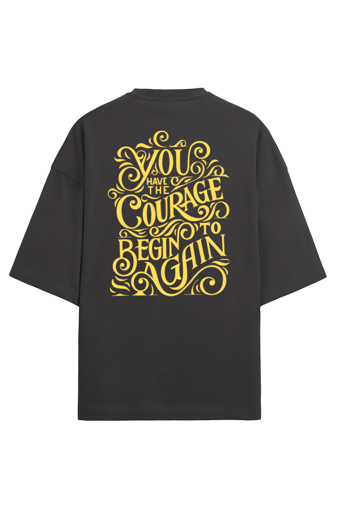 Courage Men's Oversized T Shirts