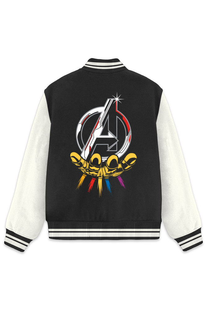 Unisex Varsity Jacket Black