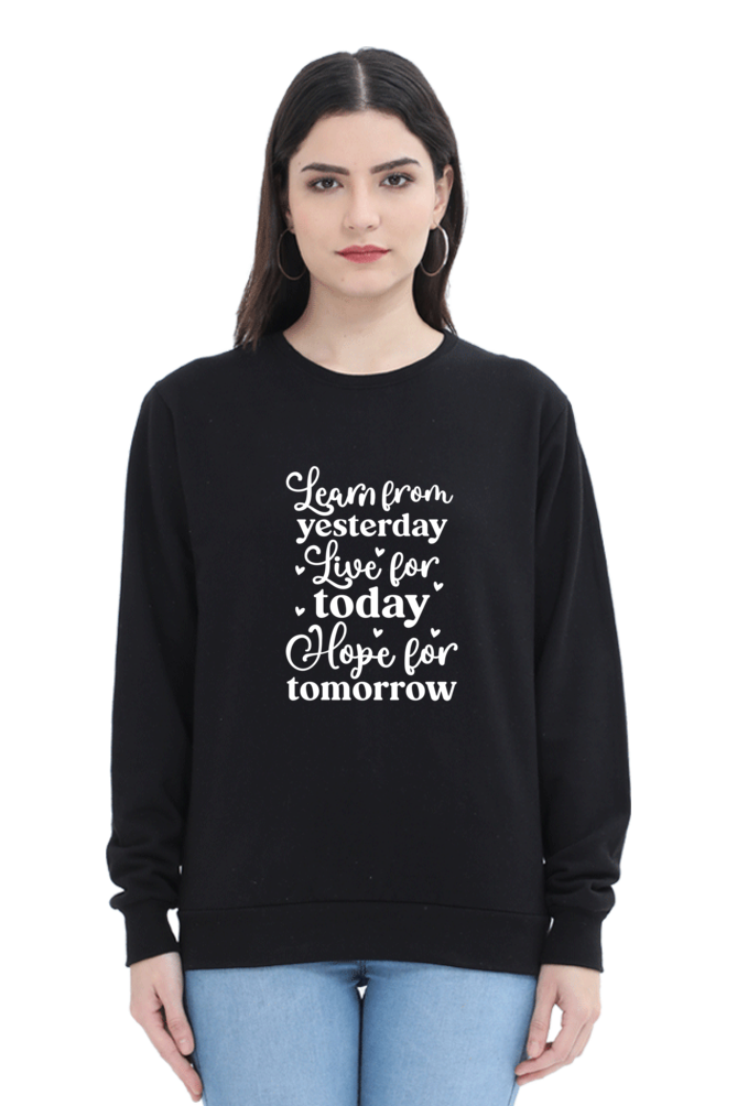 Sweatshirt For Women and Girl's Black