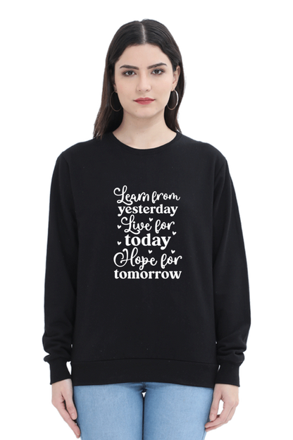 Sweatshirt For Women and Girl's Black