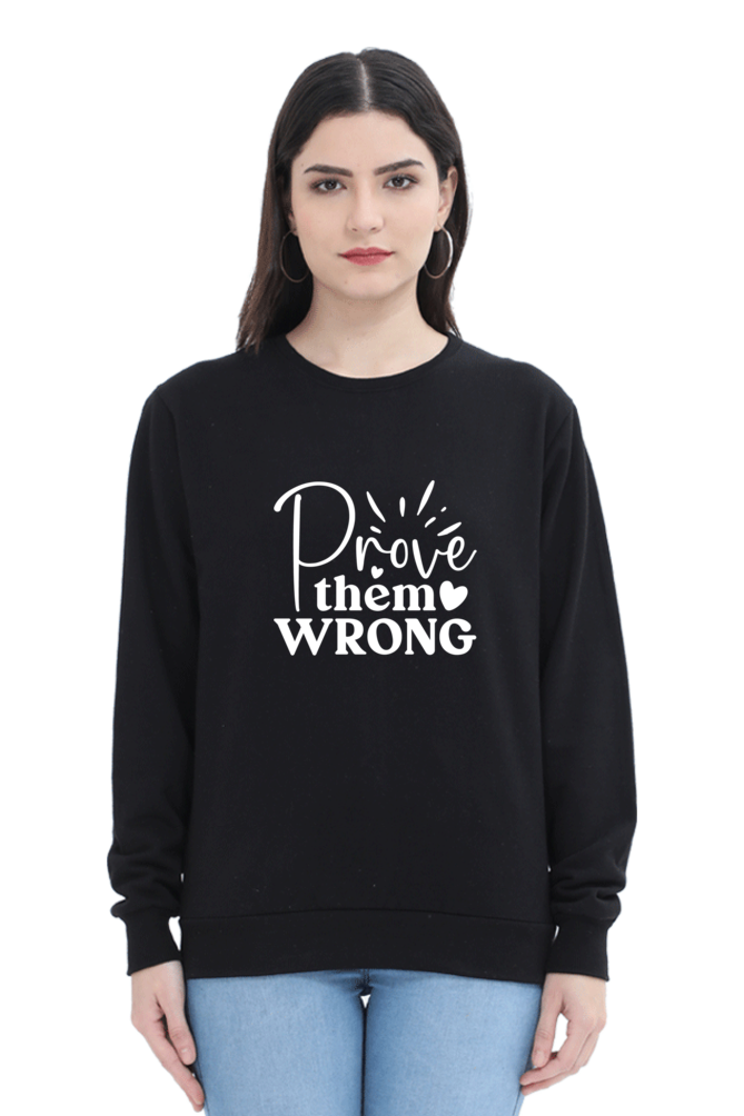 Sweatshirt For Women and Girl's Black