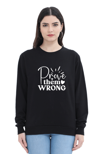 Sweatshirt For Women and Girl's Black