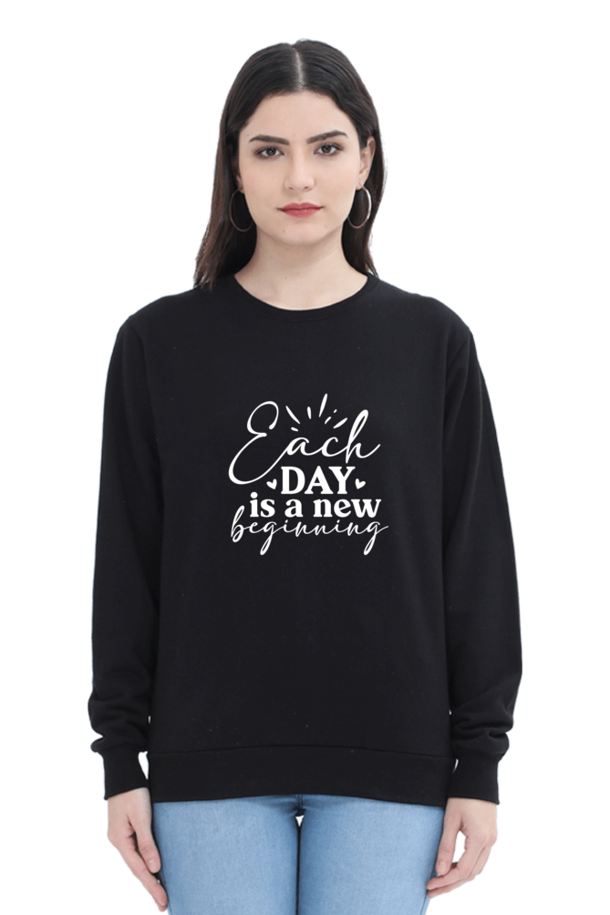 Women and Girl's Sweatshirt Black