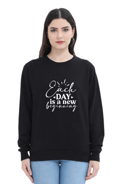 Women and Girl's Sweatshirt Black