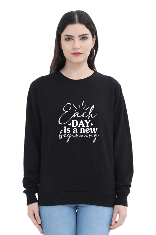 Women and Girl's Sweatshirt Black