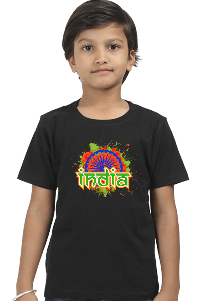 Patriotic T Shirts for Boys Black