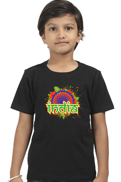 Patriotic T Shirts for Boys Black