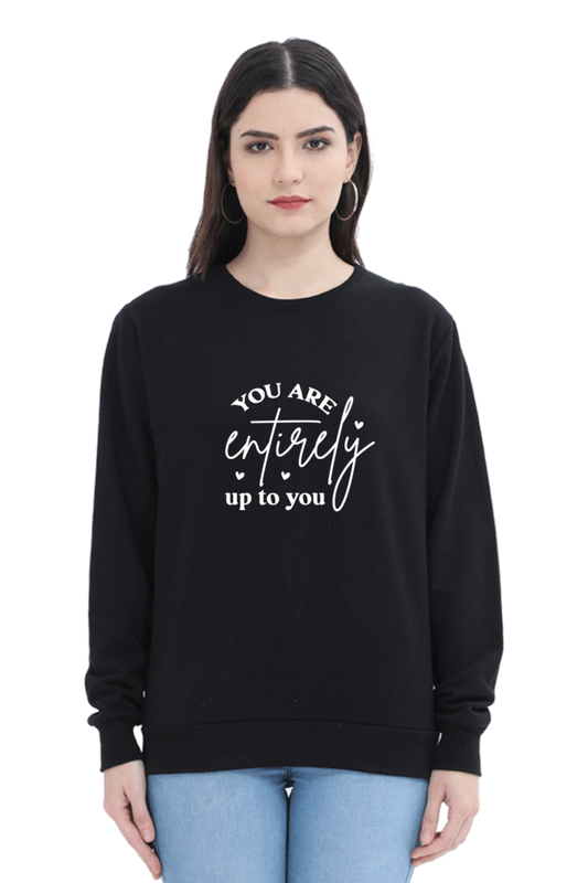 Sweatshirt For Women and Girl's Black