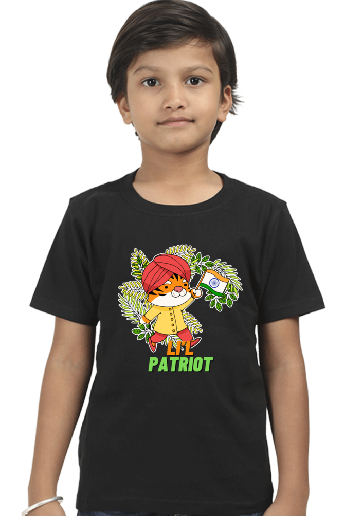 Patriotic T Shirts for Boys Black