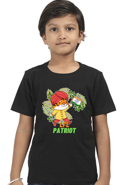 Patriotic T Shirts for Boys Black