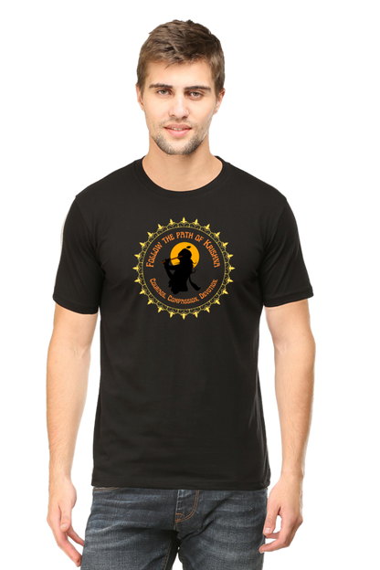 Follow The Path Of Krishna Janmashtami Men's T Shirts