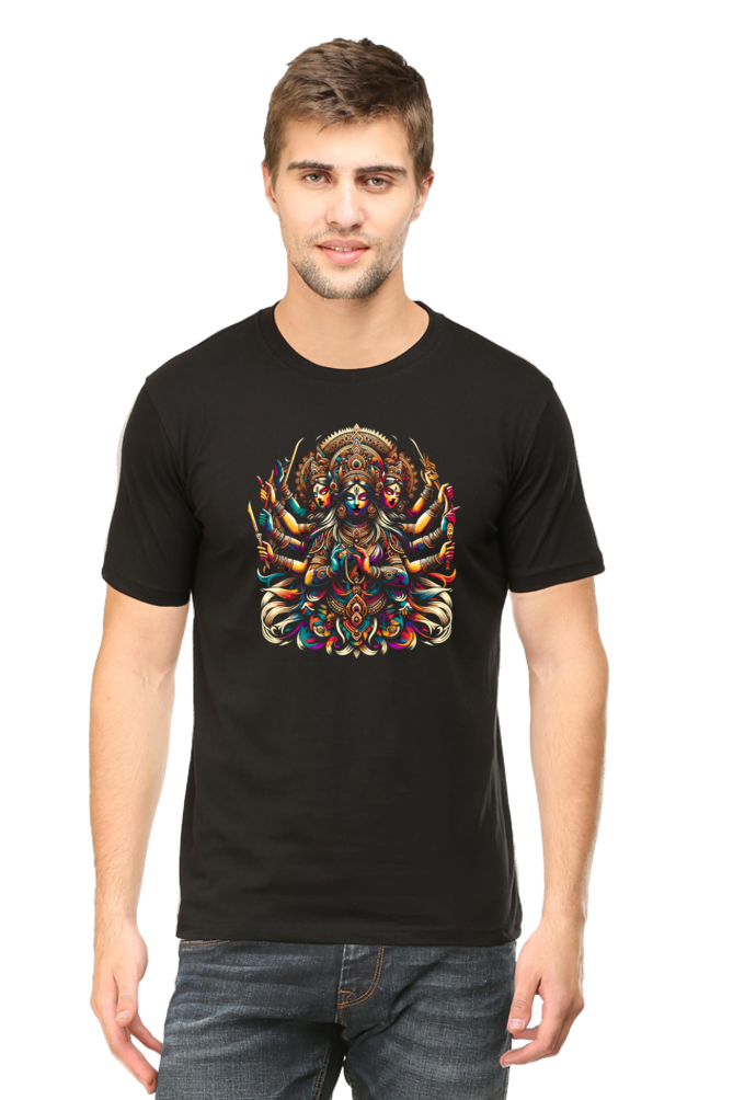 Durga Puja Bengali T Shirt For Men's