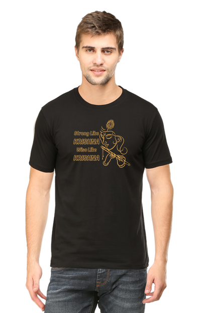 Strong Like Krishna Janmashtami Men's T Shirts