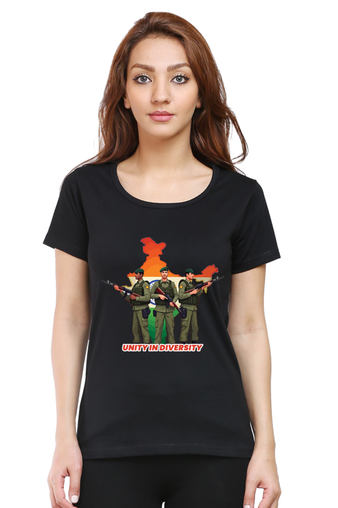 Patriotic Women's T shirt Black