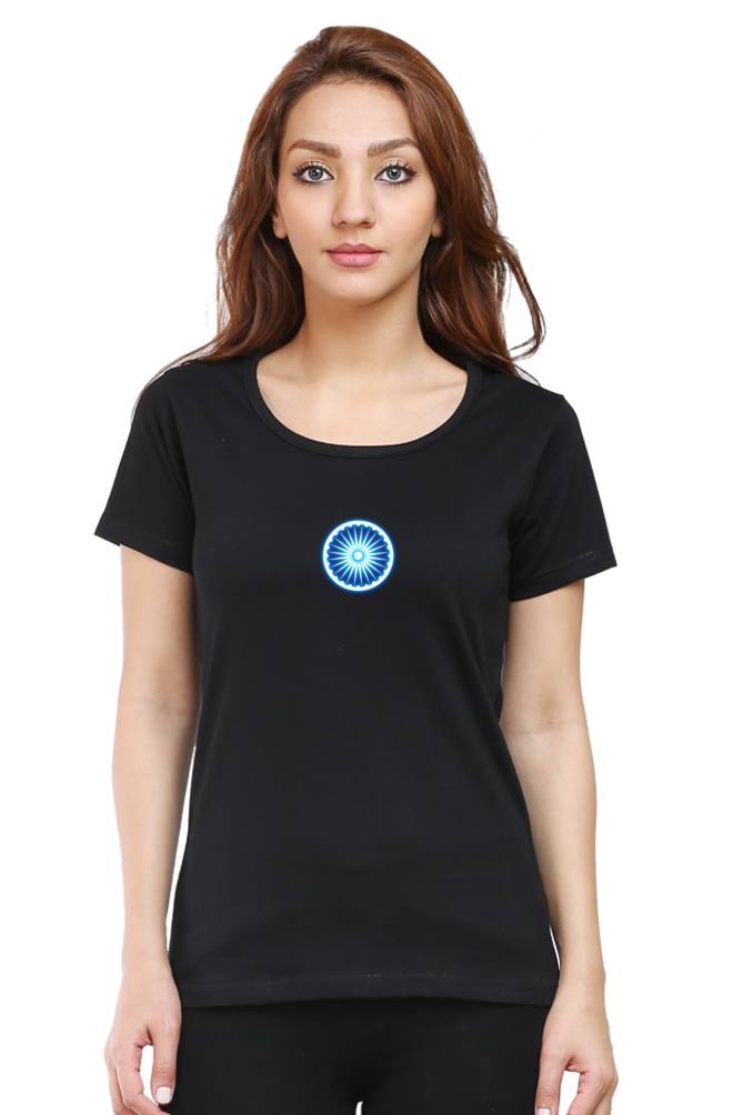 Ashoka Chakra Independence Day Women T Shirts