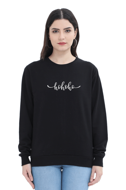 Women and Girl's Sweatshirt Black