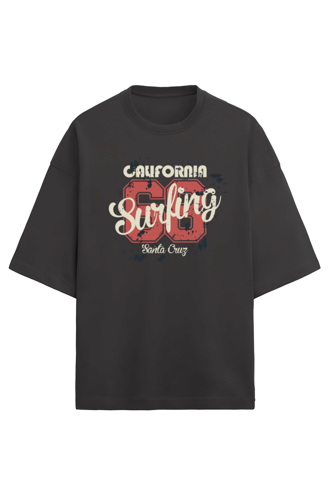 Surfing Men's Oversized T Shirts