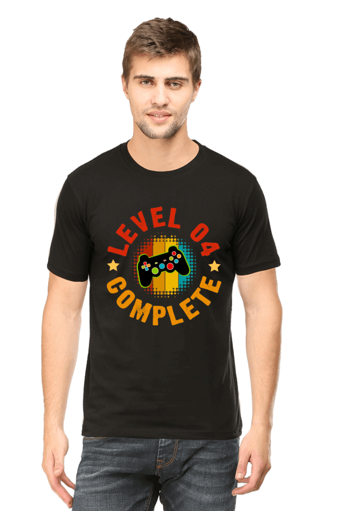 Level 04 Completed Men's T Shirt Black