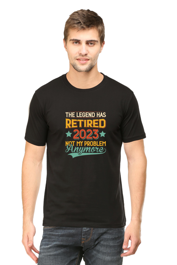 The Legend Has Retired Men's T Shirt Black