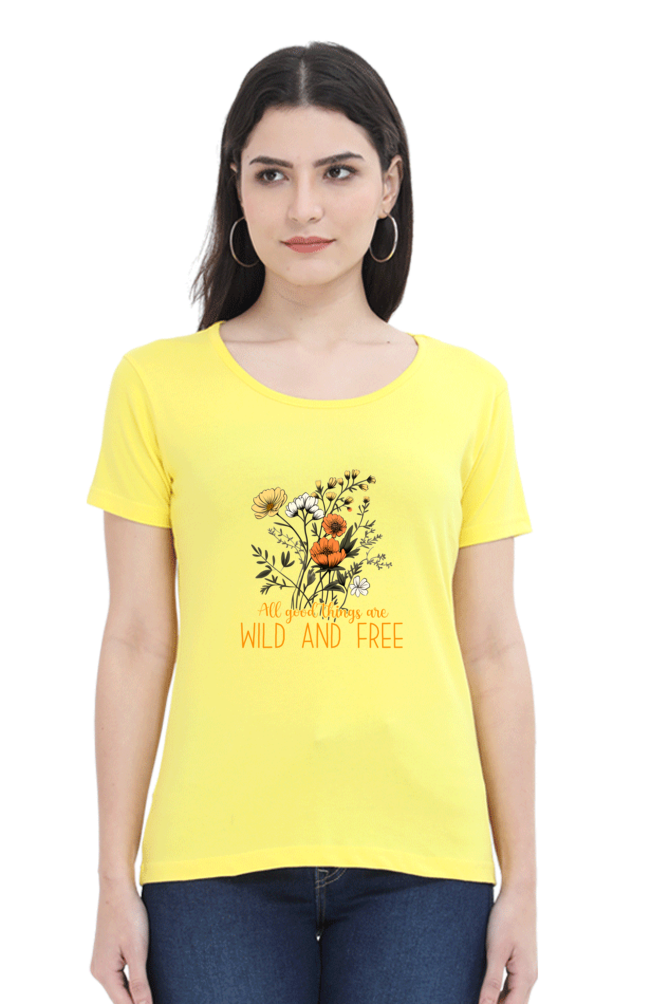 Wild And Free T Shirts For Women