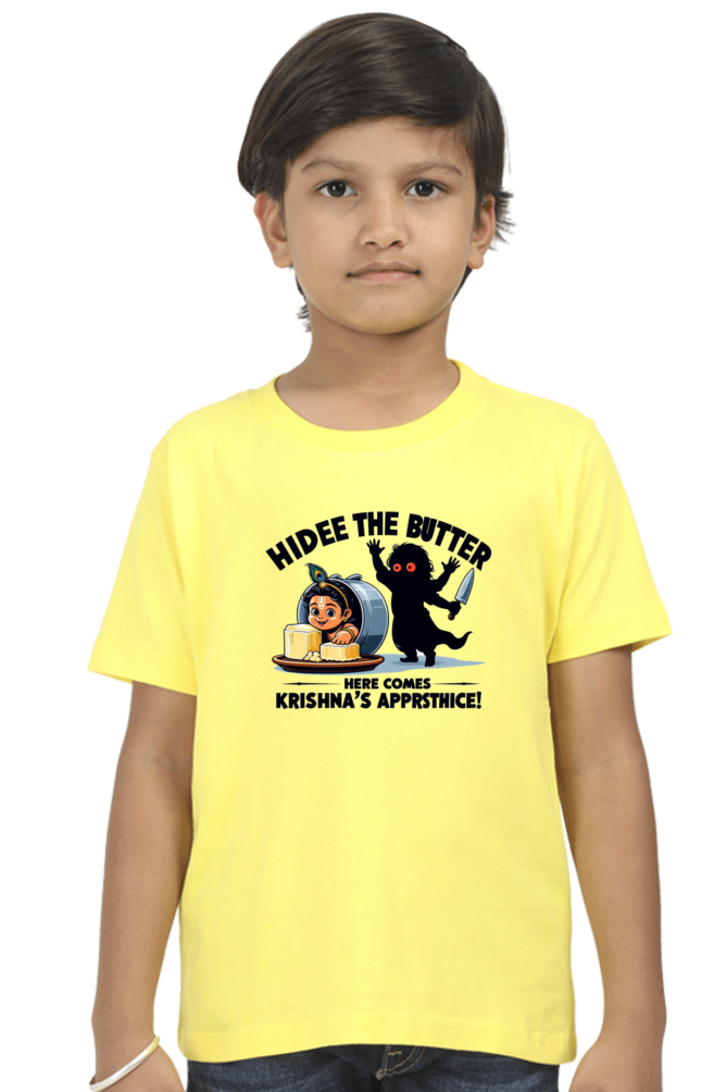 Hidee The Butter Janmashtami Boy's T Shirts